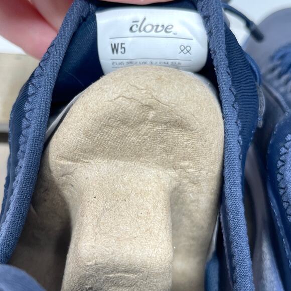 Clove Core Classic Sneaker In Navy Size 5 New - Picture 11 of 12